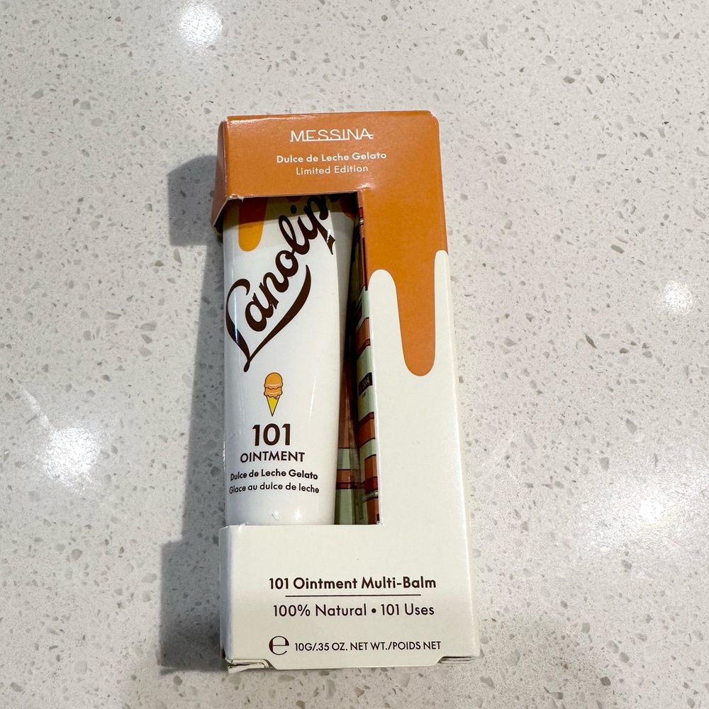Lanolips x Messina Limited Edition Dulce De Leche Gelato 101 Ointment Lip Balm